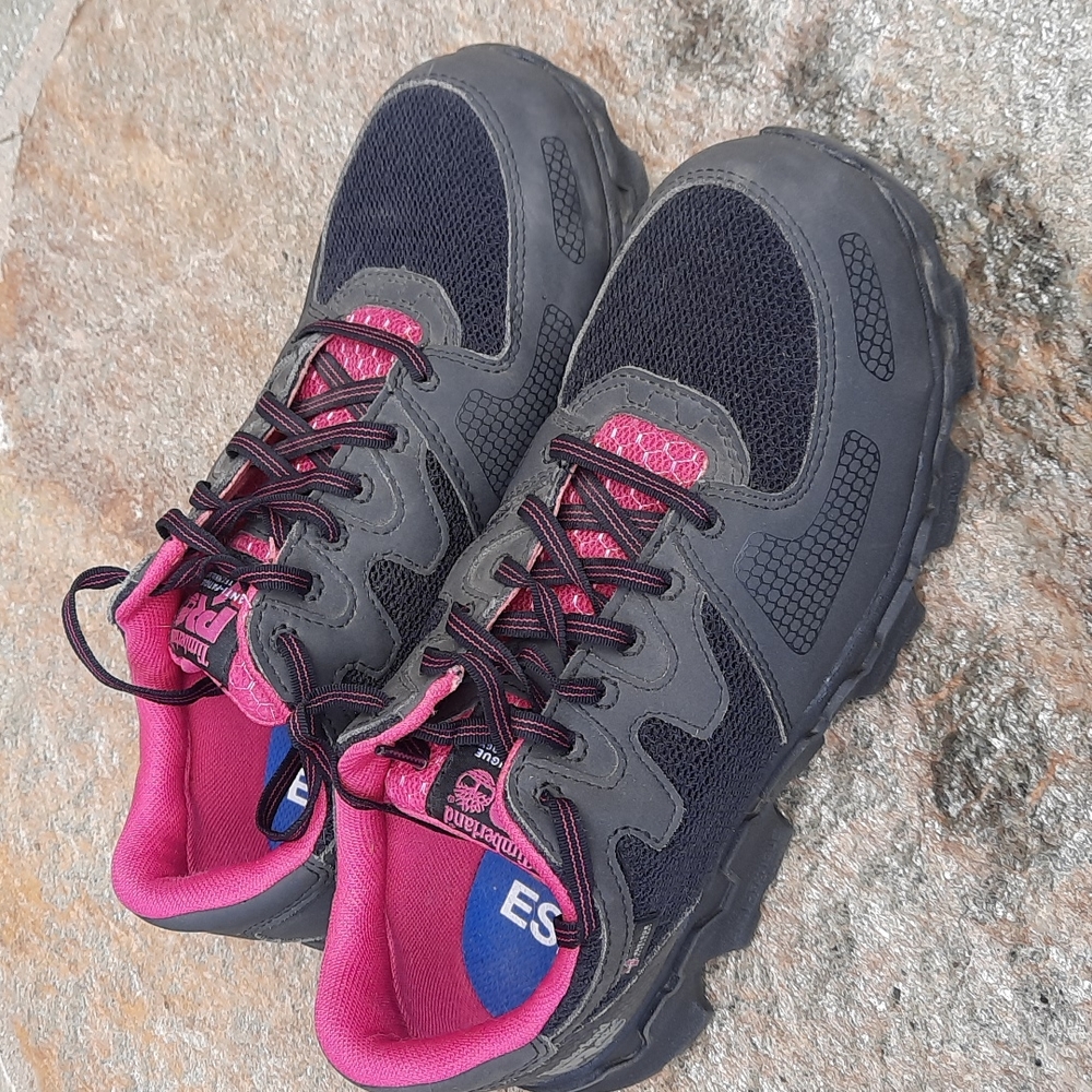 Timberland Pro women's steel toe shoes size 8